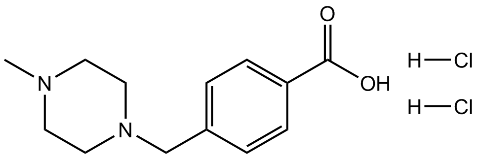 4-[(4-甲基哌嗪-1-基)甲基]苯甲酸二鹽酸鹽,>98.0%(HPLC)