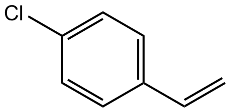 4-氯苯乙烯,>97.0%(GC) ,含500ppm TBC穩定劑