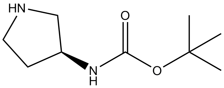 (s)-(-)-N-叔丁氧羰基-3-氨基吡咯烷,98%