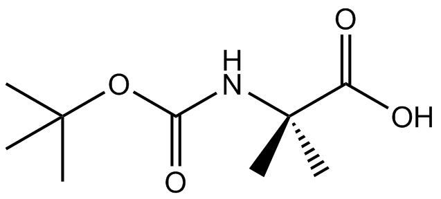 N-叔丁氧羰基-2-甲基丙氨酸,98%