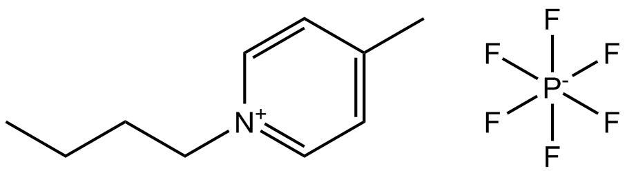 1-丁基-4-甲基吡啶六氟磷酸鹽,99%