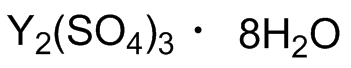 硫酸釔(III)，八水,99.9% metals basis
